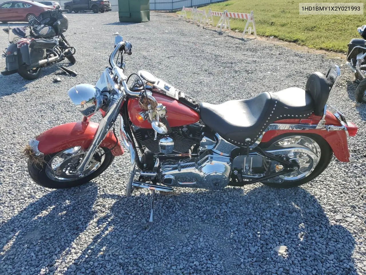 1HD1BMY1X2Y021993 2002 Harley Davidson Flstf 105Th Anniversary Edition