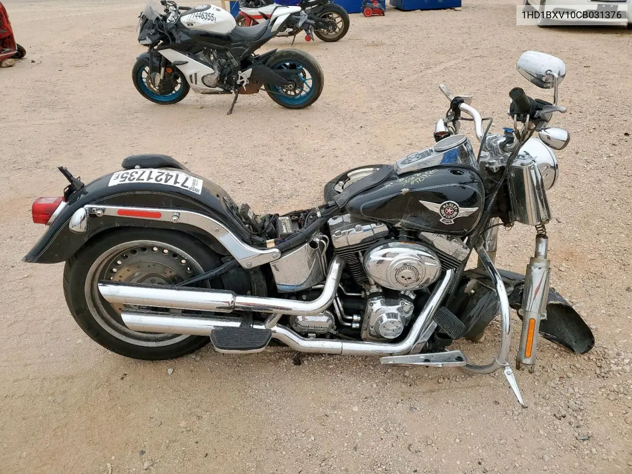 1HD1BXV10CB031376 2012 Harley-Davidson Flstf Fatboy