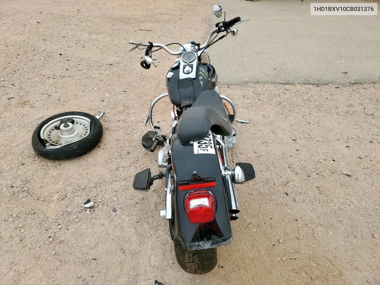 1HD1BXV10CB031376 2012 Harley-Davidson Flstf Fatboy