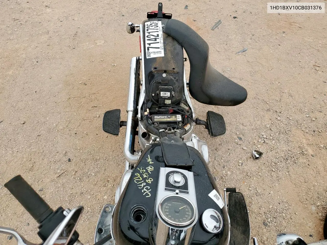 1HD1BXV10CB031376 2012 Harley-Davidson Flstf Fatboy