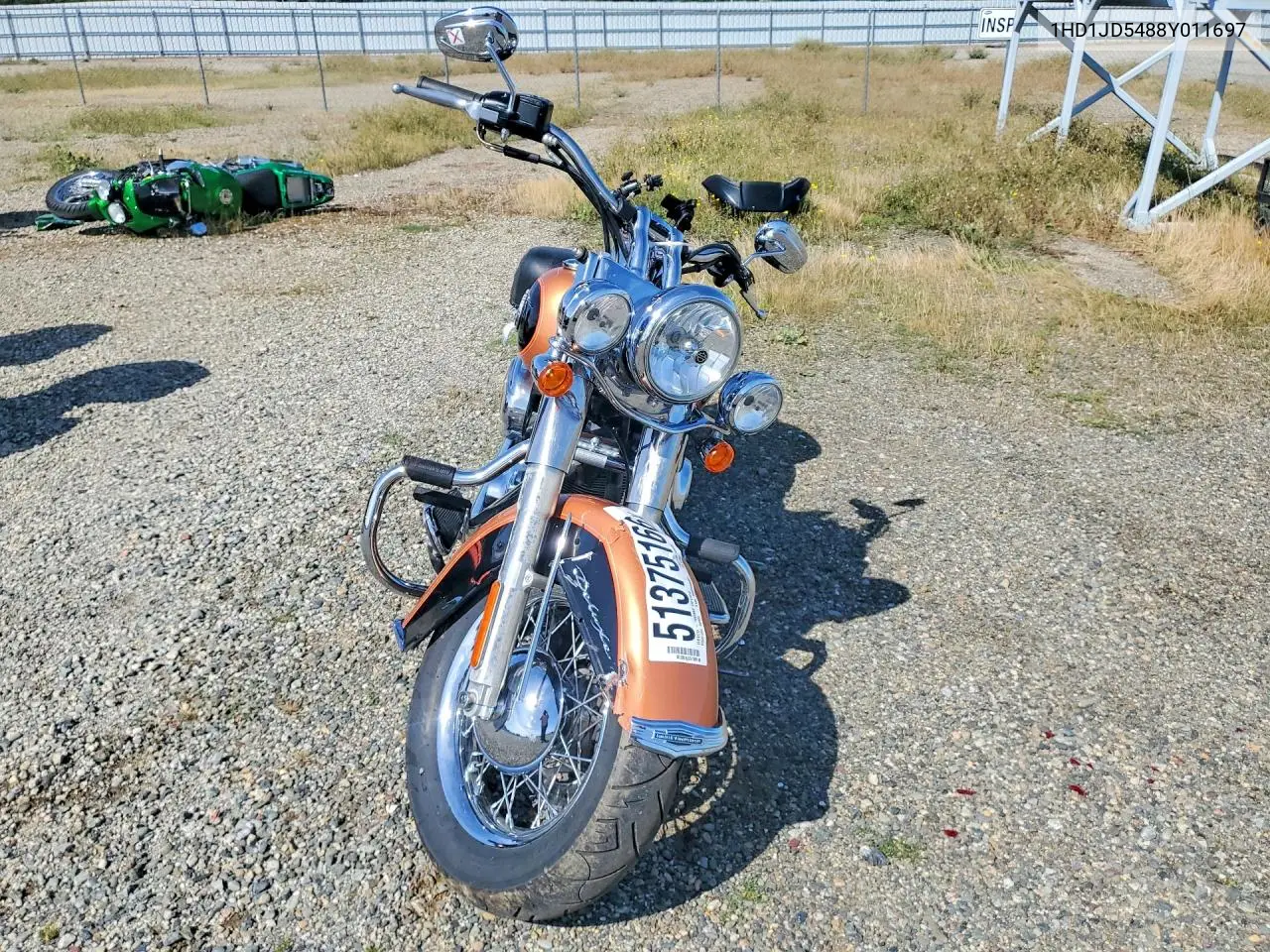 2008 Harley-Davidson Flstn 105Th Anniversary Edition VIN: 1HD1JD5488Y011697 Lot: 51375166