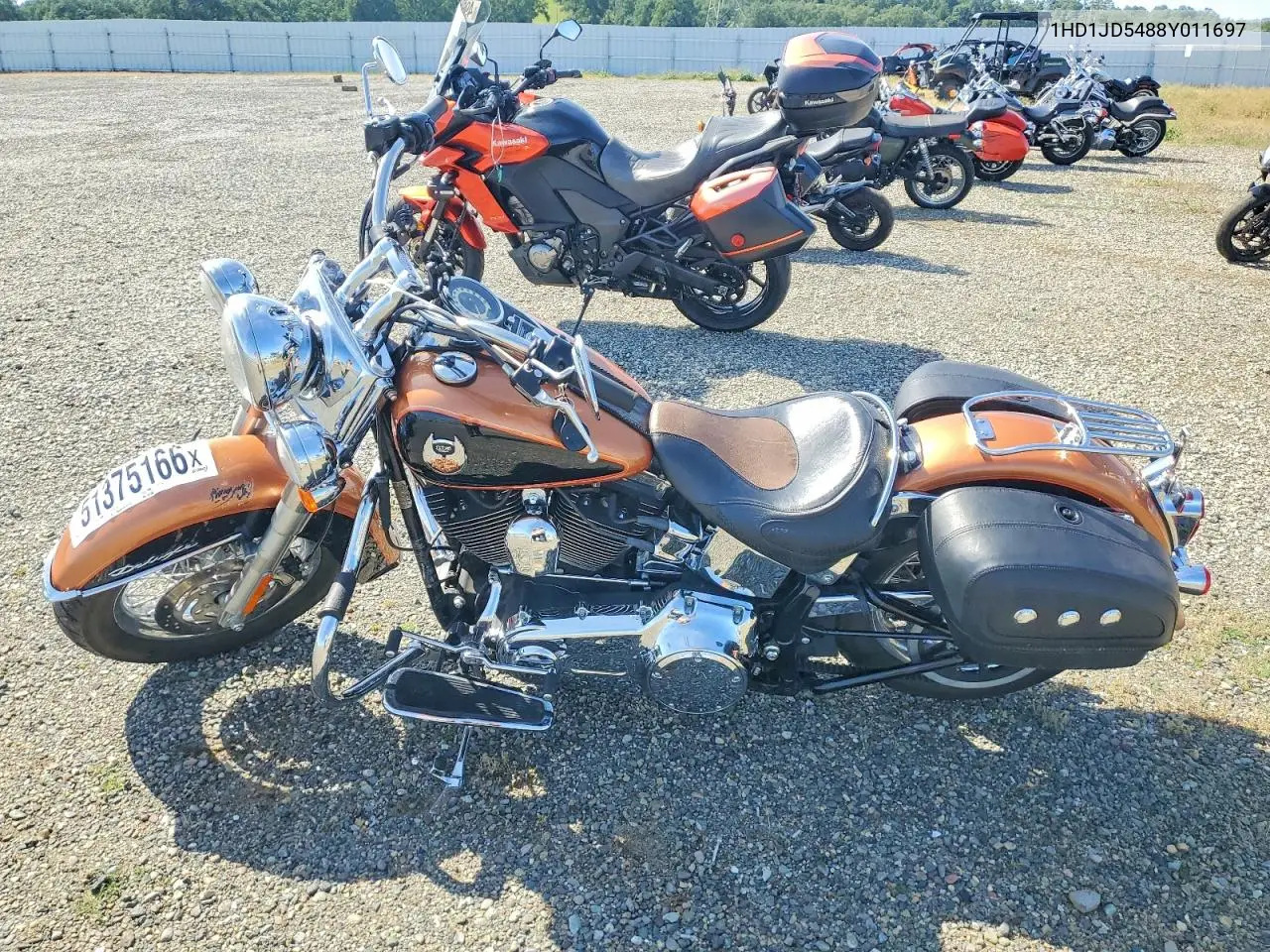 2008 Harley-Davidson Flstn 105Th Anniversary Edition VIN: 1HD1JD5488Y011697 Lot: 51375166