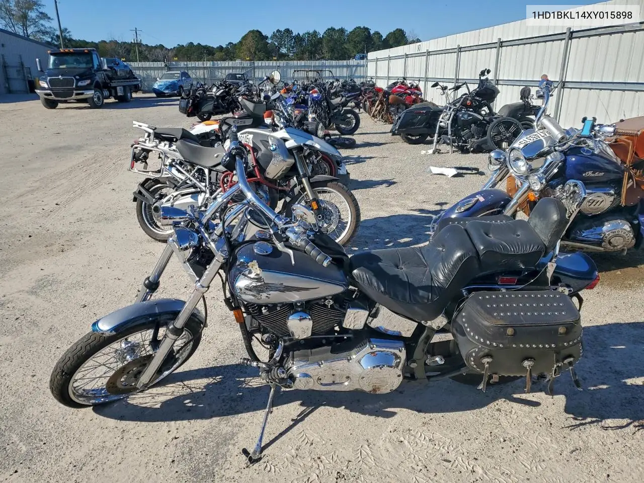 1HD1BKL14XY015898 1999 Harley-Davidson Fxst Custom