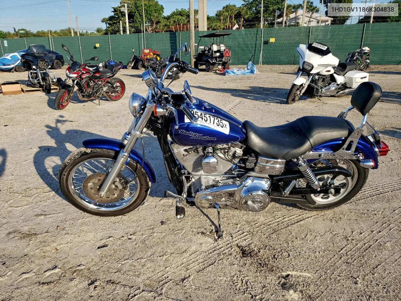1HD1GV1186K304838 2006 Harley-Davidson Fxdci