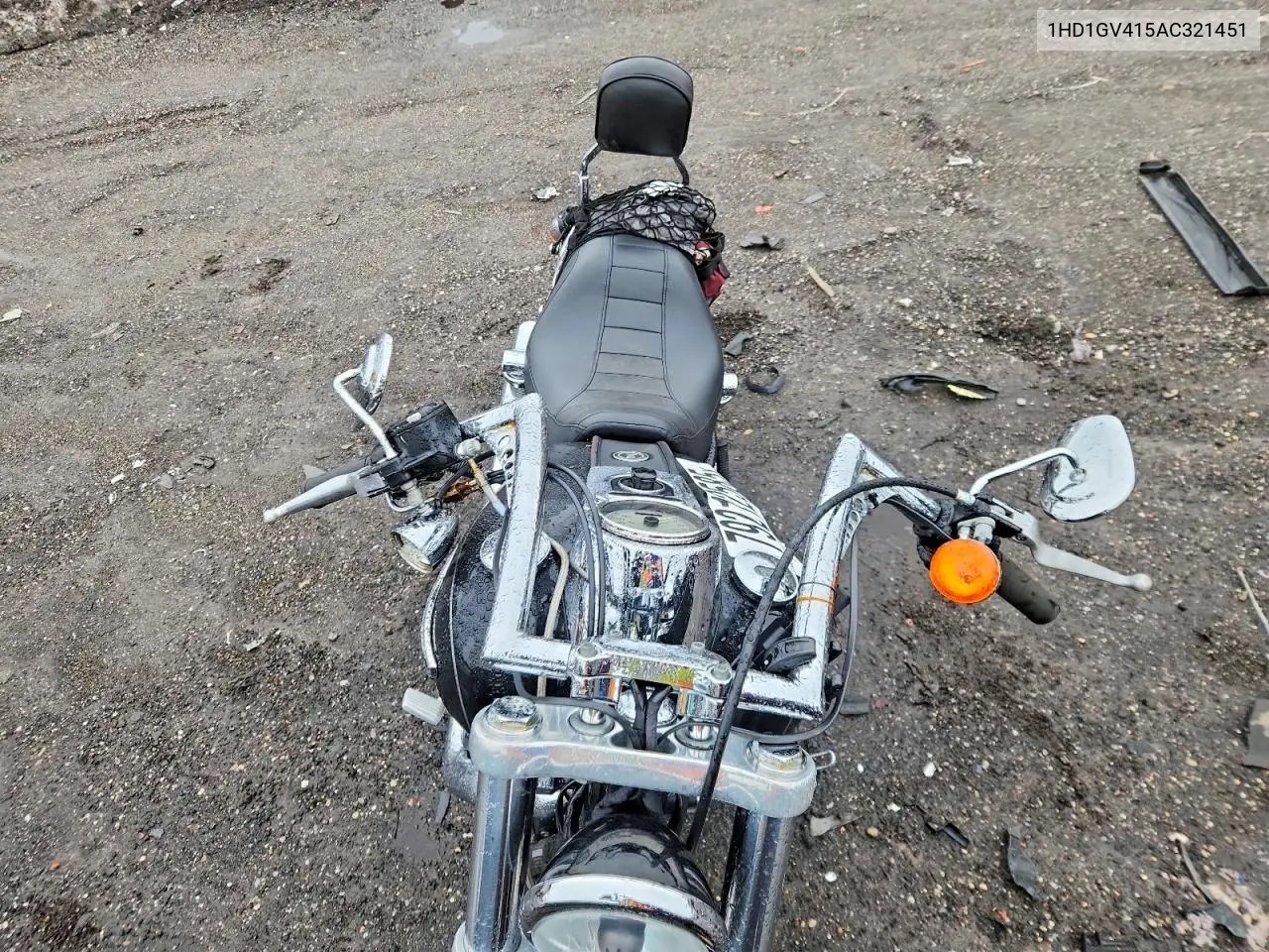 2010 Harley-Davidson Fxdc Dyna Super Glide VIN: 1HD1GV415AC321451 Lot: 79212585