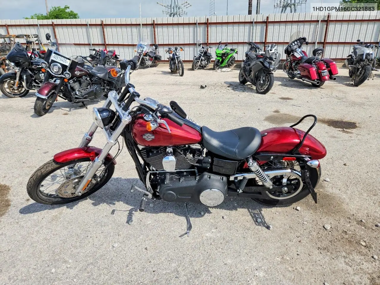 2016 Harley-Davidson Fxdwg Dyna Wide Glide VIN: 1HD1GPM16GC321883 Lot: 50072426