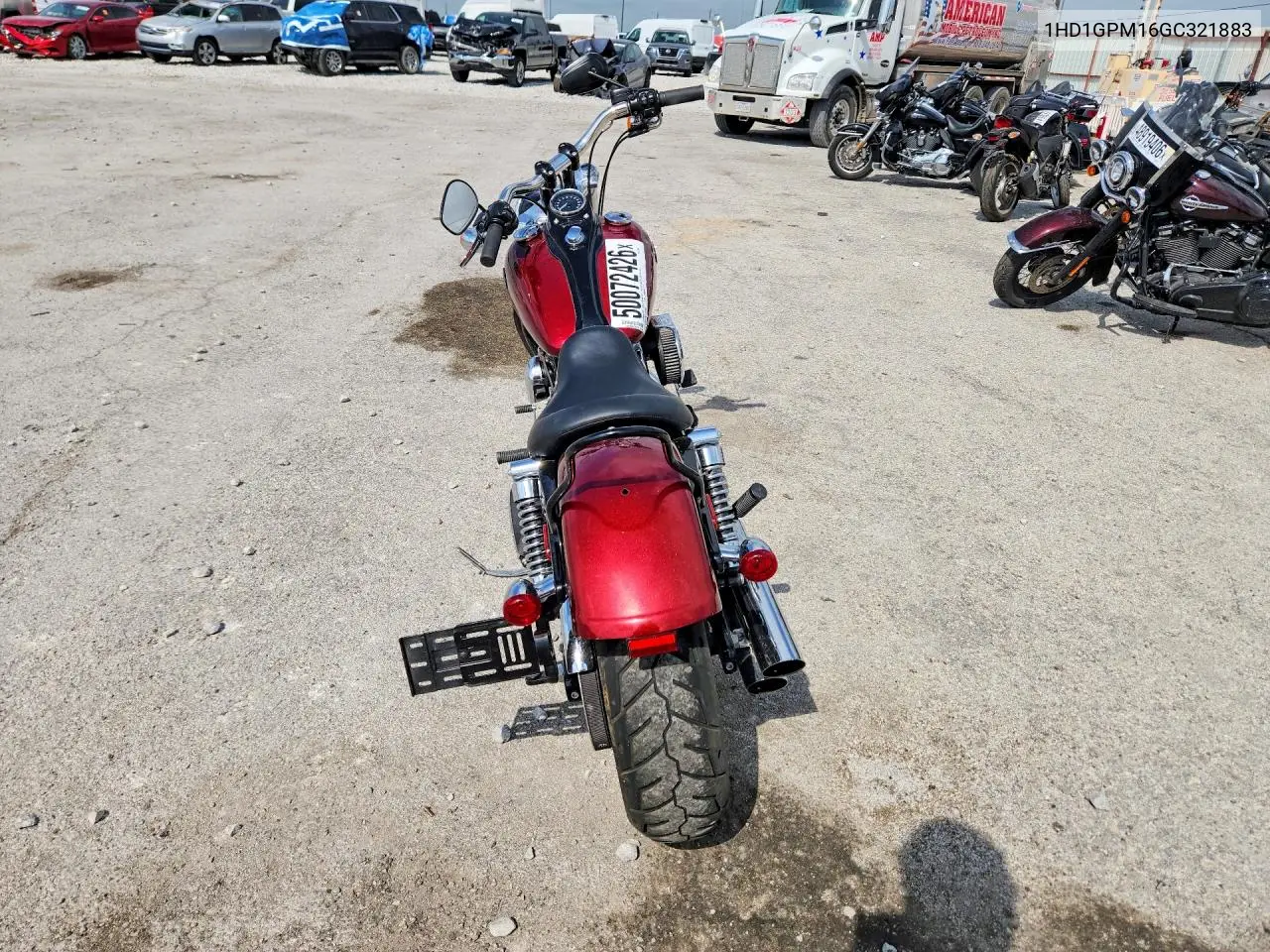 2016 Harley-Davidson Fxdwg Dyna Wide Glide VIN: 1HD1GPM16GC321883 Lot: 50072426