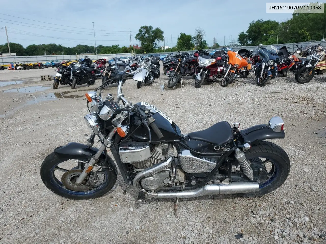 1986 Honda Vt700 C VIN: JH2RC1907GM210953 Lot: 63466495
