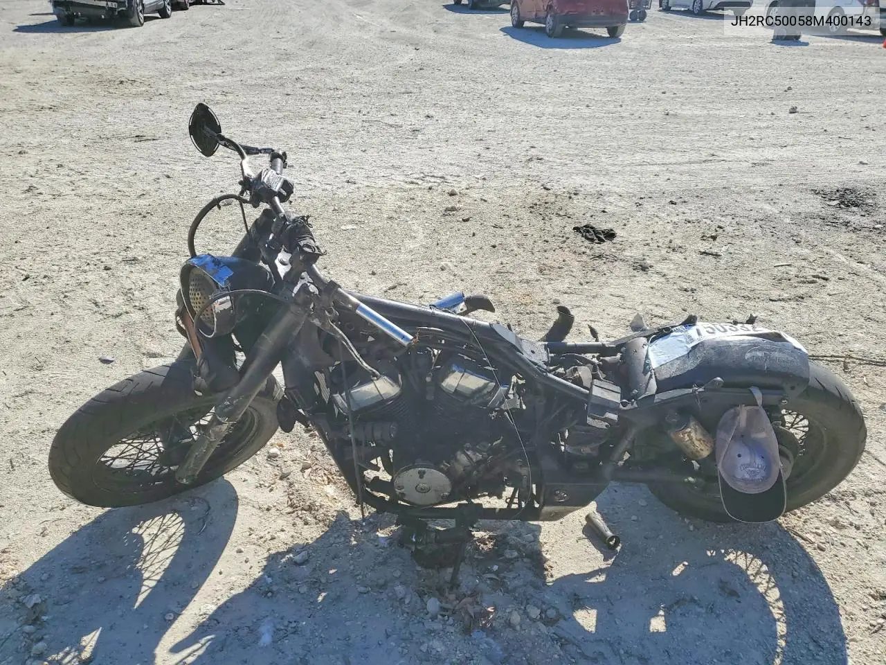 2008 Honda Vt750 C VIN: JH2RC50058M400143 Lot: 75033215