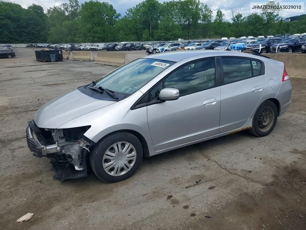 2010 Honda Insight Lx VIN: JHMZE2H52AS029010 Lot: 54985426