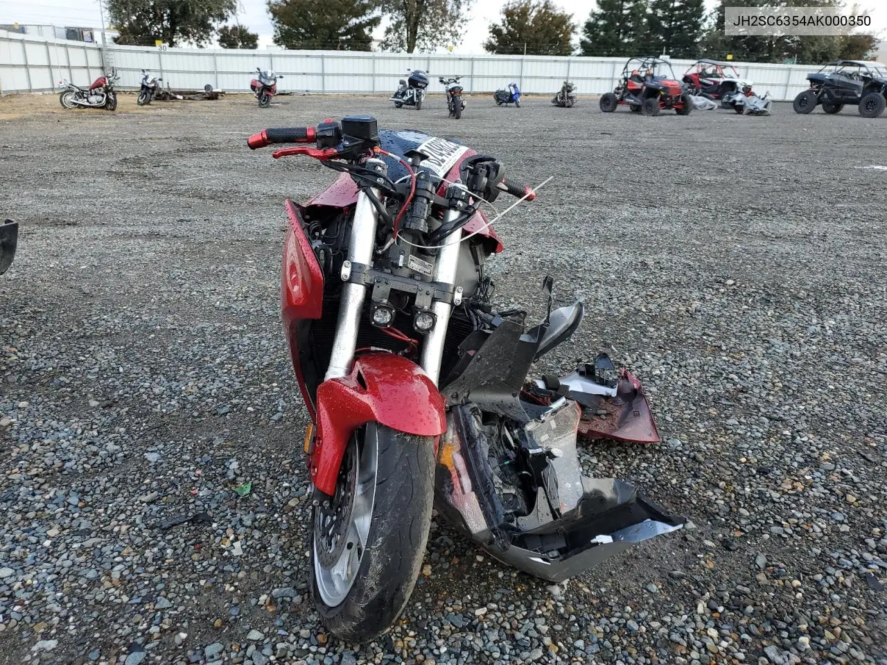 JH2SC6354AK000350 2010 Honda Vfr1200 Dct