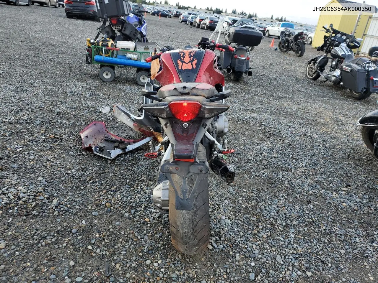 JH2SC6354AK000350 2010 Honda Vfr1200 Dct