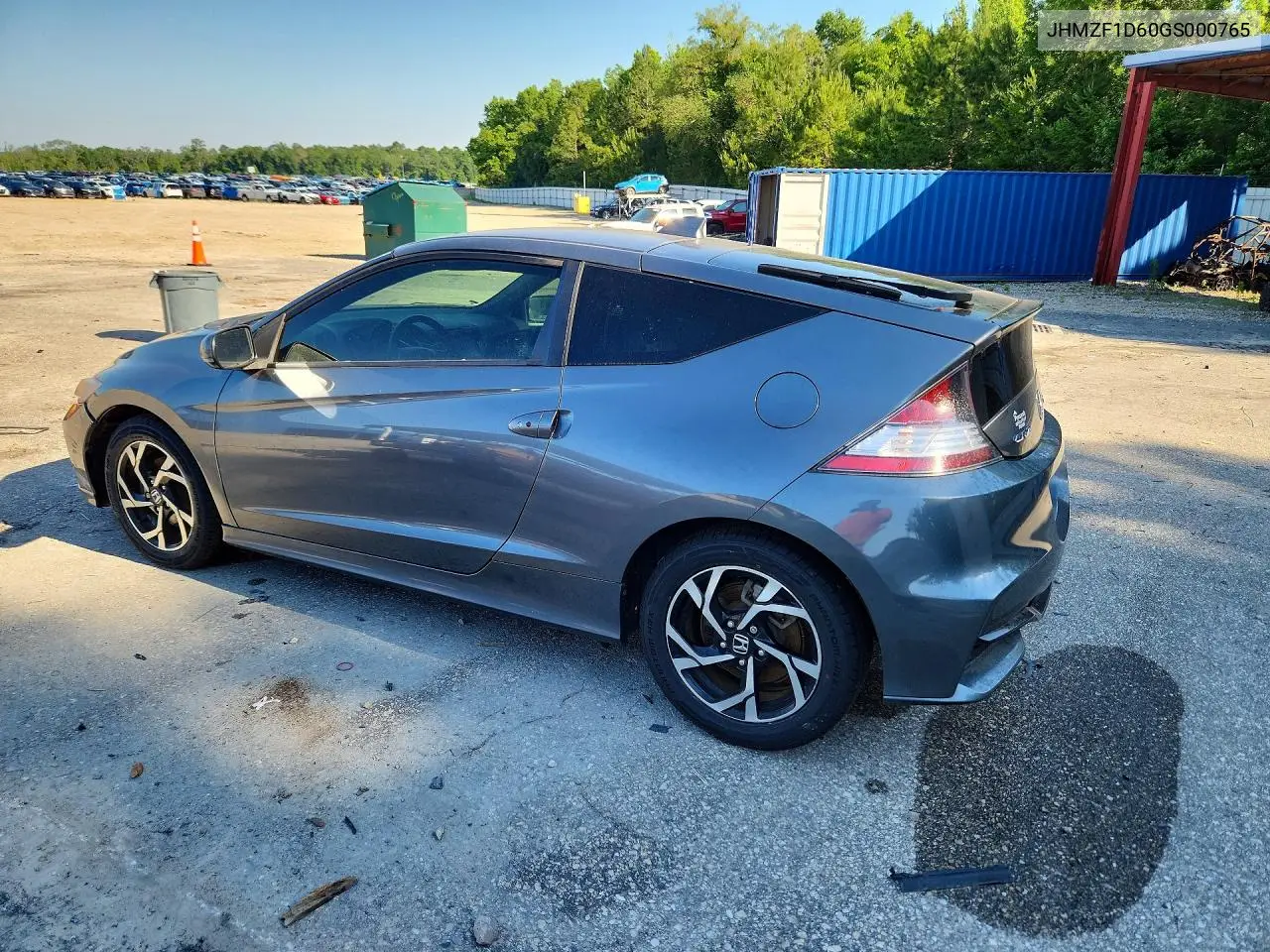 2016 Honda Cr-Z Ex VIN: JHMZF1D60GS000765 Lot: 53266626