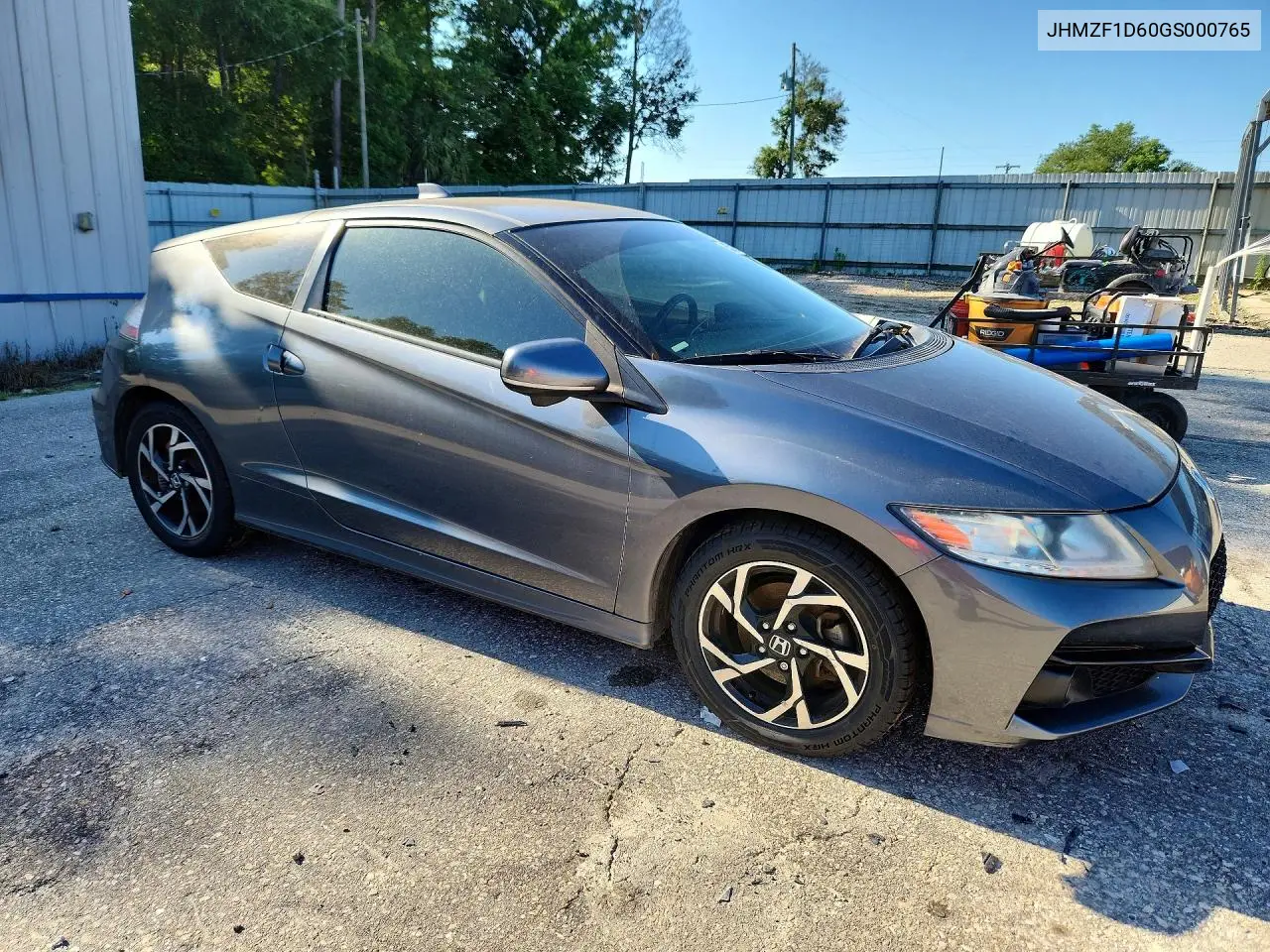 2016 Honda Cr-Z Ex VIN: JHMZF1D60GS000765 Lot: 53266626