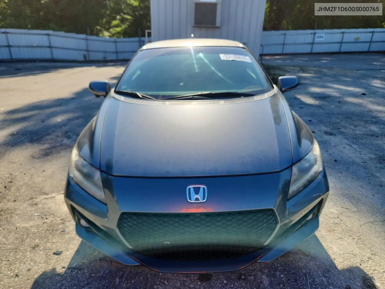 2016 Honda Cr-Z Ex VIN: JHMZF1D60GS000765 Lot: 53266626