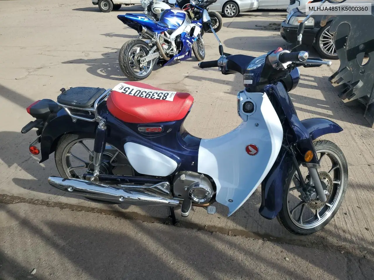 MLHJA4851K5000360 2019 Honda C125 A