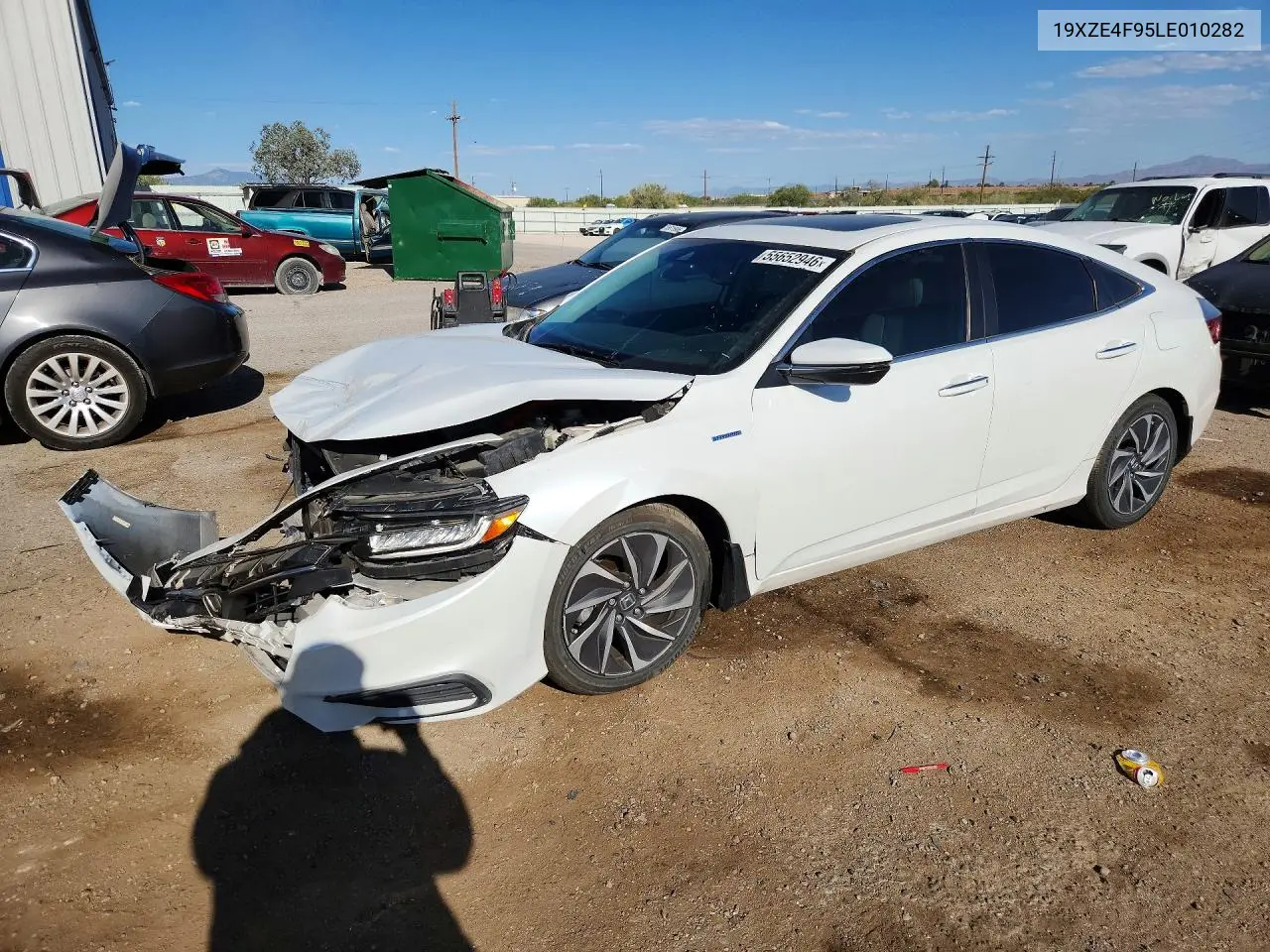 2020 Honda Insight Touring VIN: 19XZE4F95LE010282 Lot: 55652946