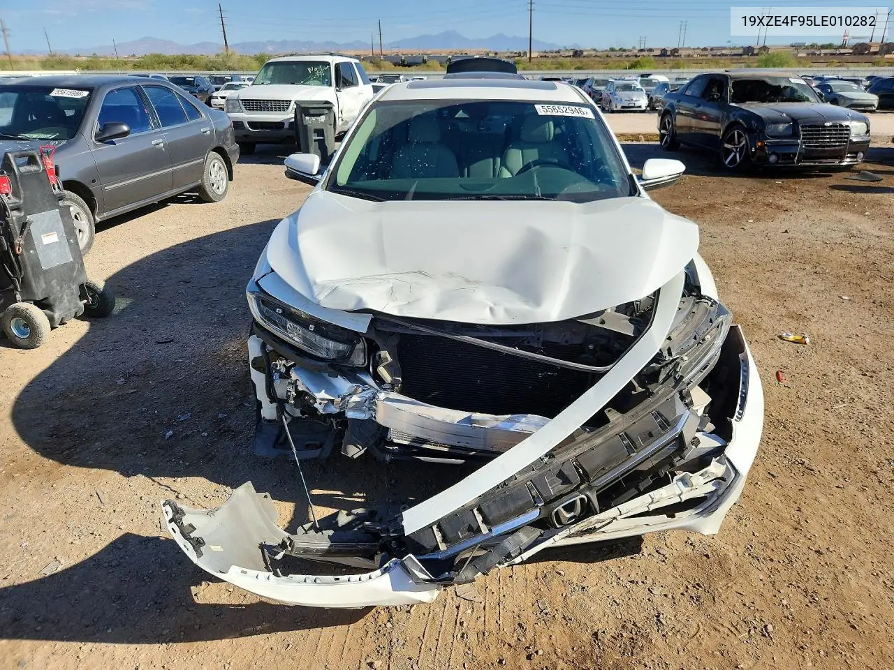 2020 Honda Insight Touring VIN: 19XZE4F95LE010282 Lot: 55652946