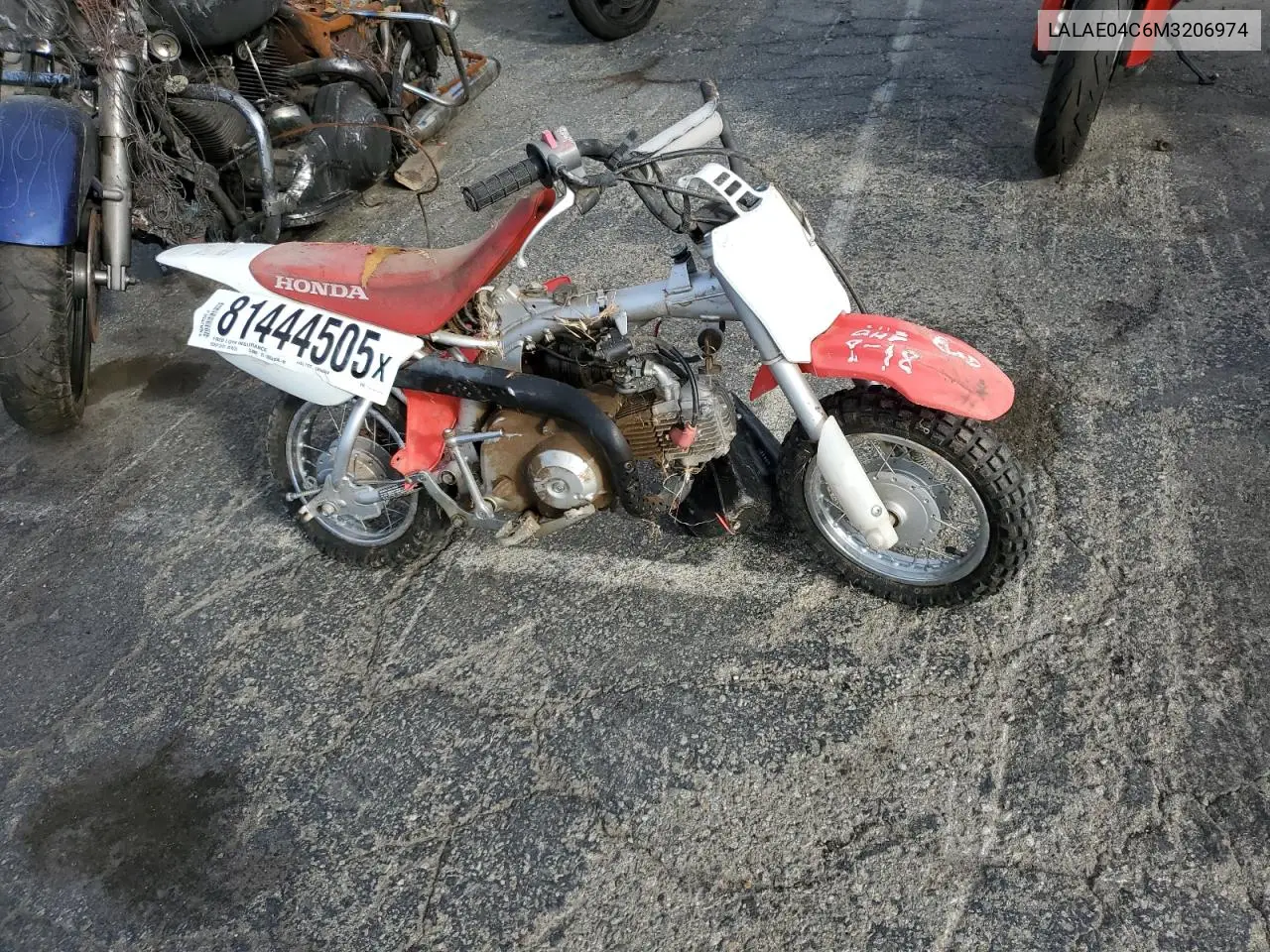 LALAE04C6M3206974 2021 Honda Crf50 F