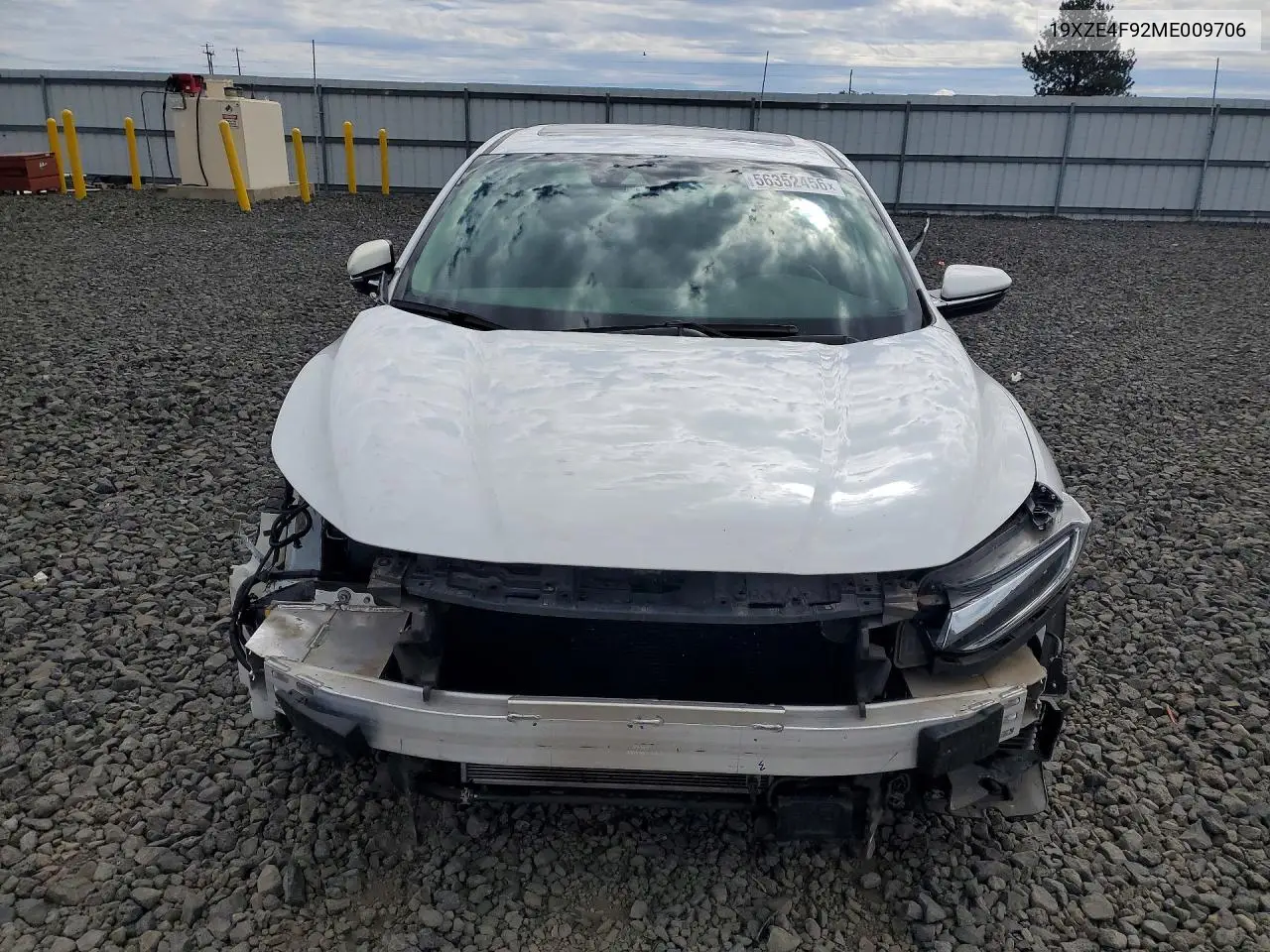 2021 Honda Insight Touring VIN: 19XZE4F92ME009706 Lot: 56352456