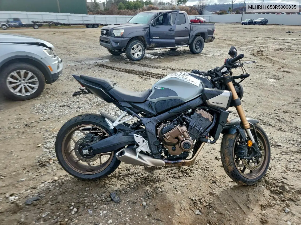 2024 Honda Cb650 R VIN: MLHRH1658R5000835 Lot: 92874915