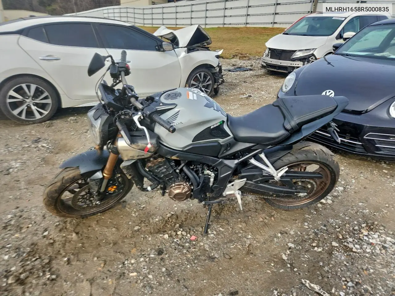 2024 Honda Cb650 R VIN: MLHRH1658R5000835 Lot: 92874915