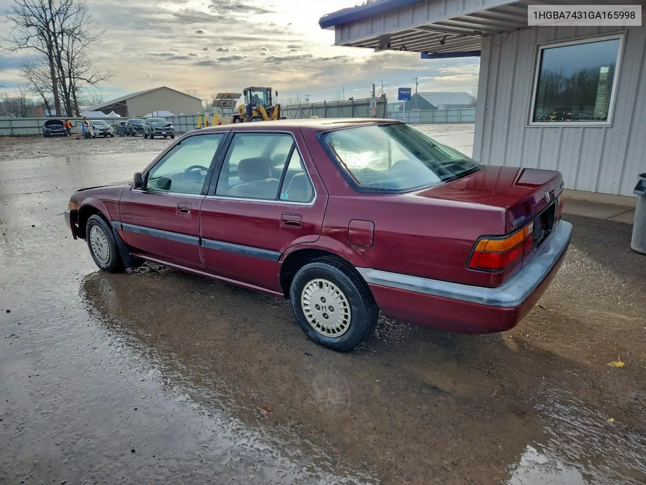 1HGBA7431GA165998 1986 Honda Accord Lx