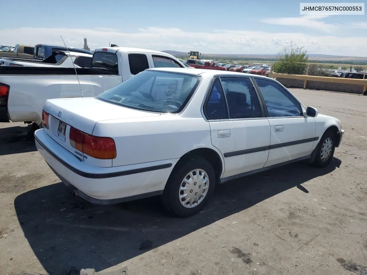 JHMCB7657NC000553 1992 Honda Accord Lx