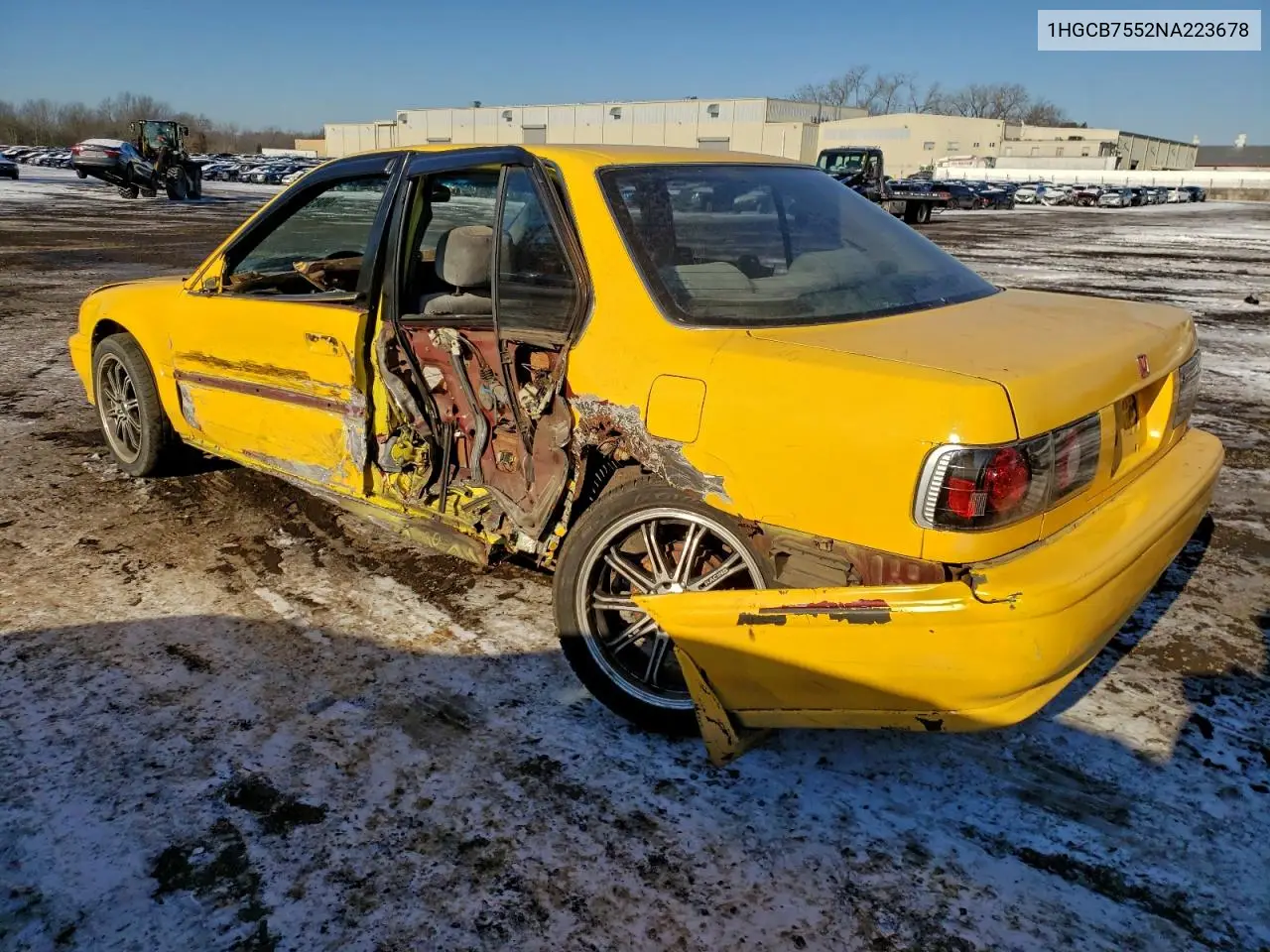1HGCB7552NA223678 1992 Honda Accord Lx