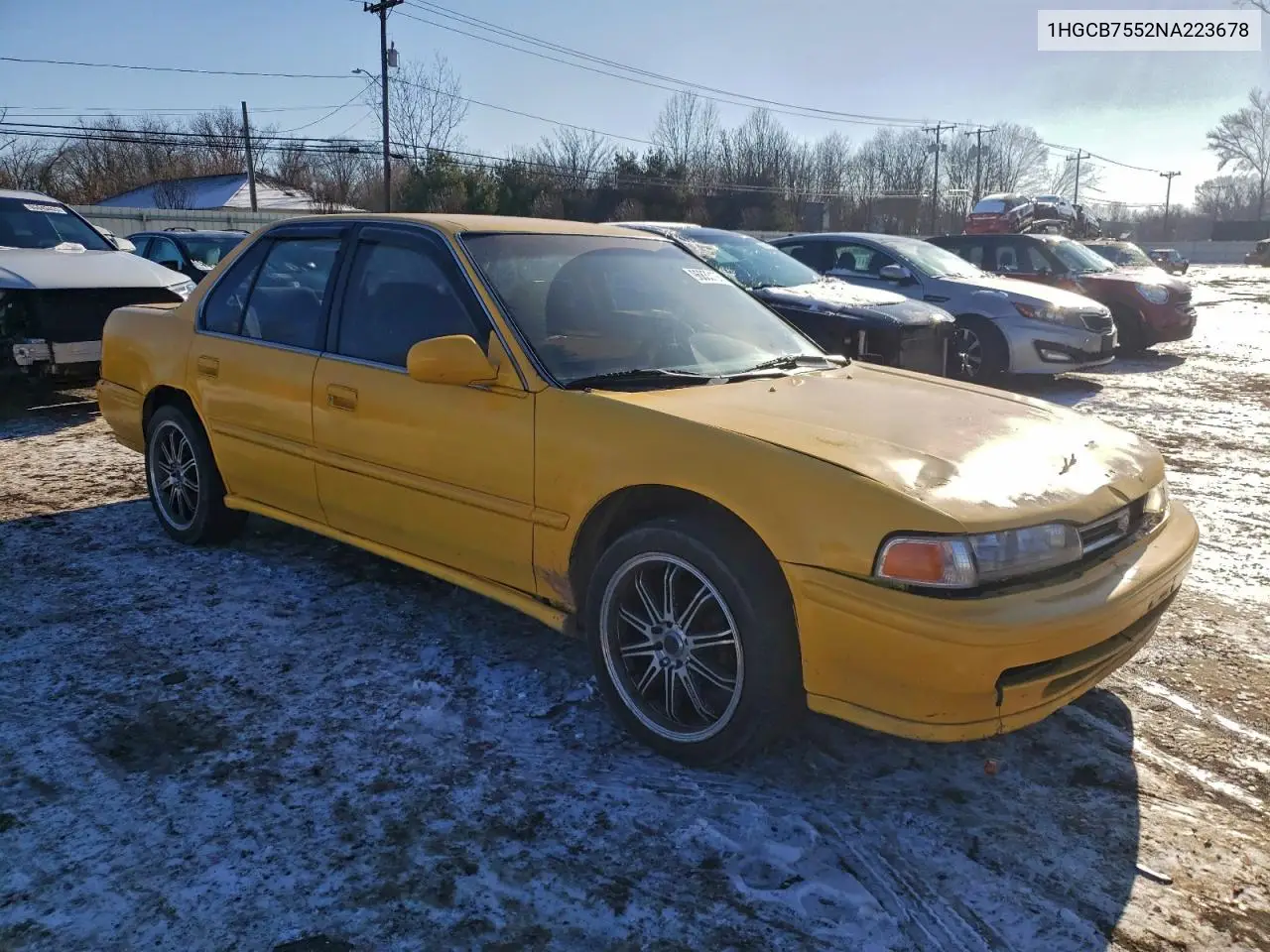 1HGCB7552NA223678 1992 Honda Accord Lx