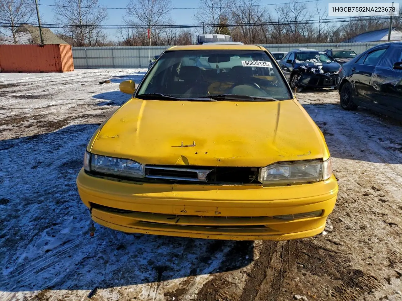 1HGCB7552NA223678 1992 Honda Accord Lx