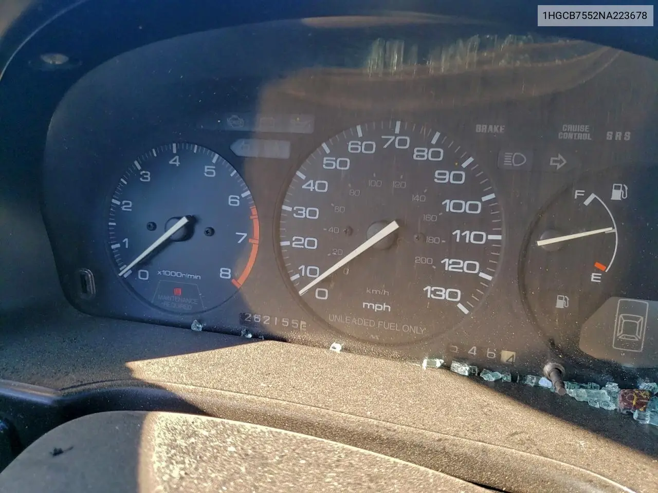 1HGCB7552NA223678 1992 Honda Accord Lx