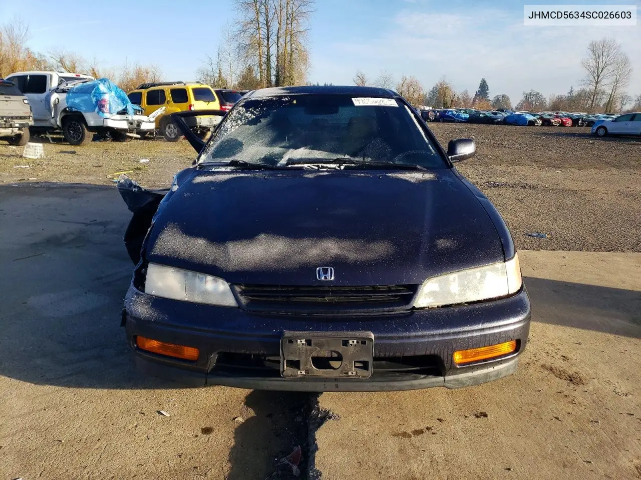 1995 Honda Accord Lx VIN: JHMCD5634SC026603 Lot: 99036695