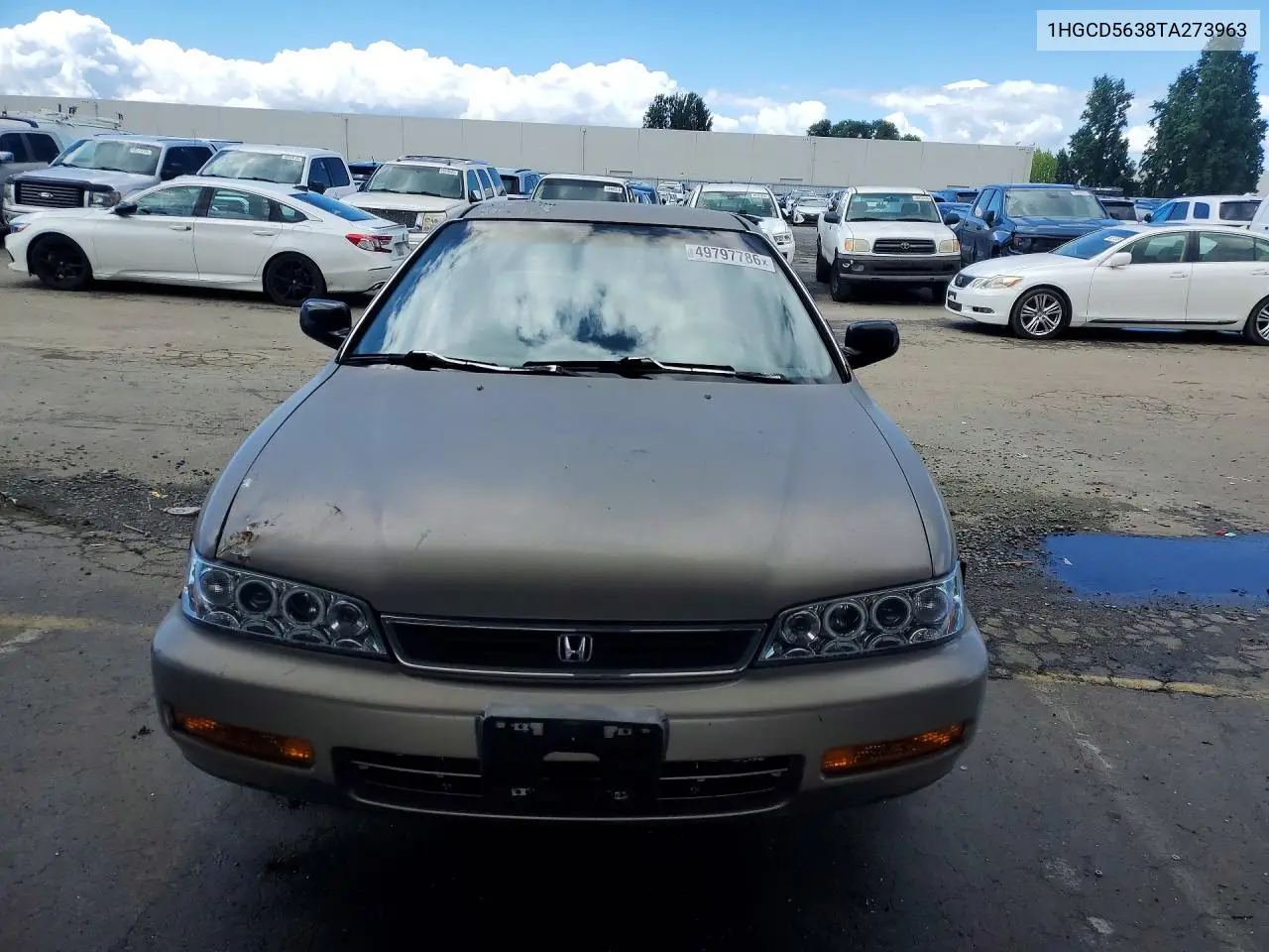 1996 Honda Accord Lx VIN: 1HGCD5638TA273963 Lot: 49797786