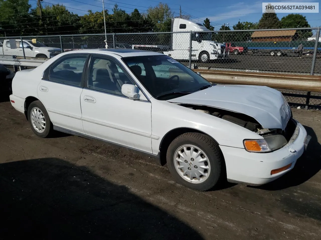 1996 Honda Accord Ex VIN: 1HGCD5652TA039481 Lot: 69488504