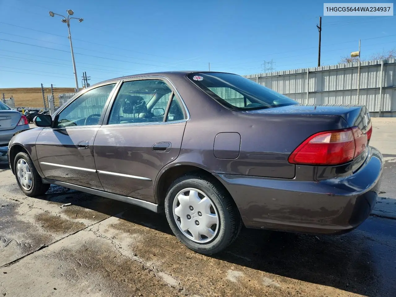 1HGCG5644WA234937 1998 Honda Accord Lx