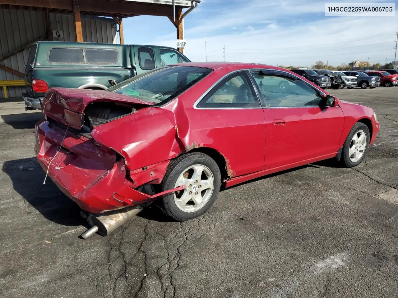 1HGCG2259WA006705 1998 Honda Accord Ex