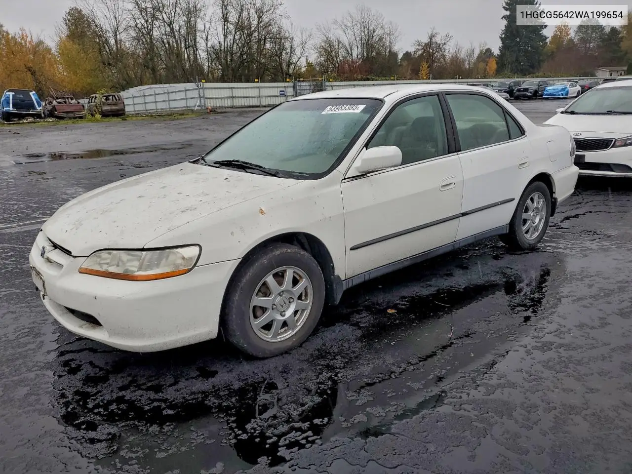 1HGCG5642WA199654 1998 Honda Accord Lx