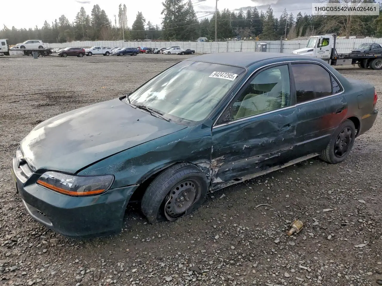 1HGCG5542WA026461 1998 Honda Accord Lx