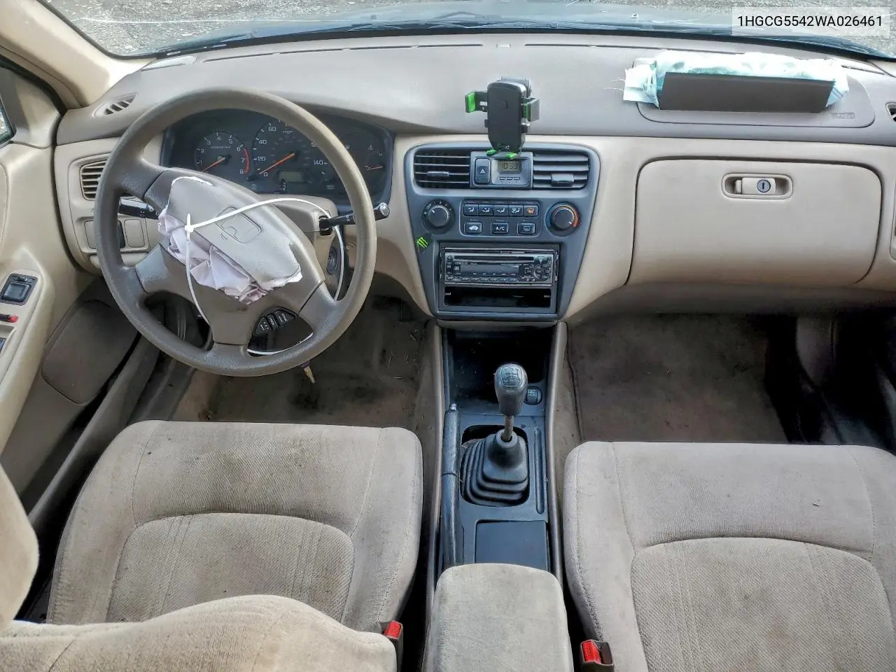 1HGCG5542WA026461 1998 Honda Accord Lx