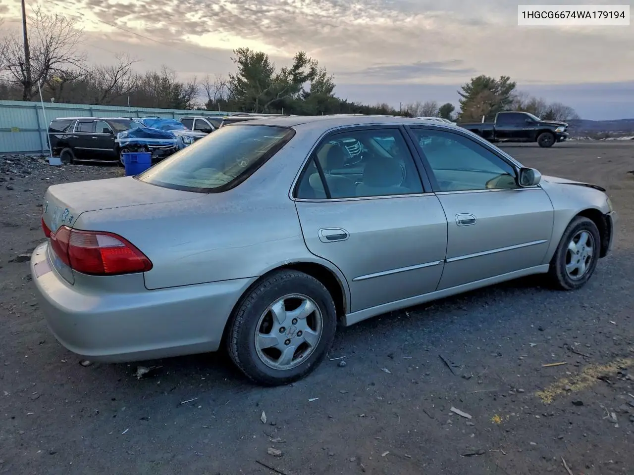 1HGCG6674WA179194 1998 Honda Accord Ex