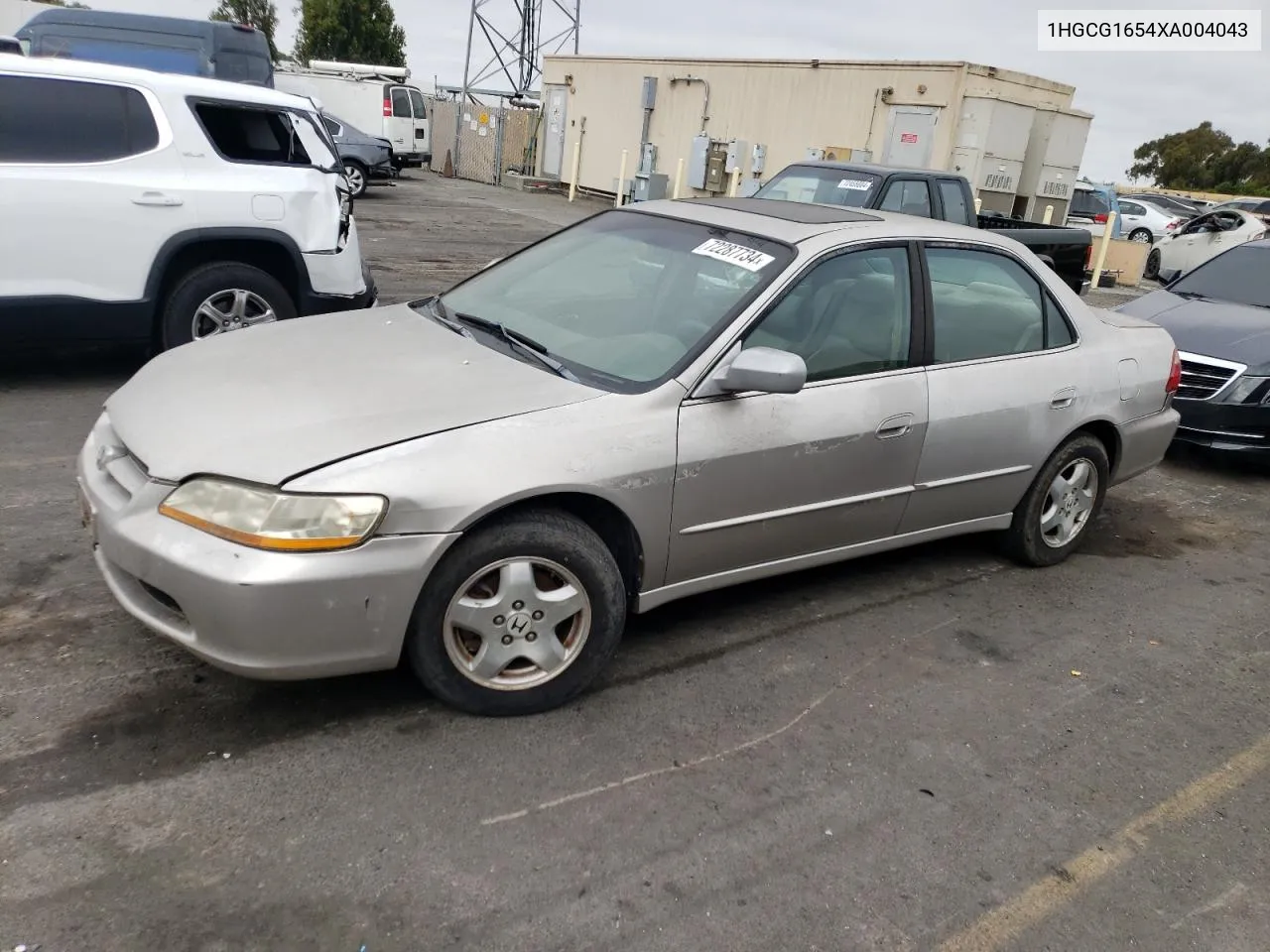 1999 Honda Accord Ex VIN: 1HGCG1654XA004043 Lot: 72287734