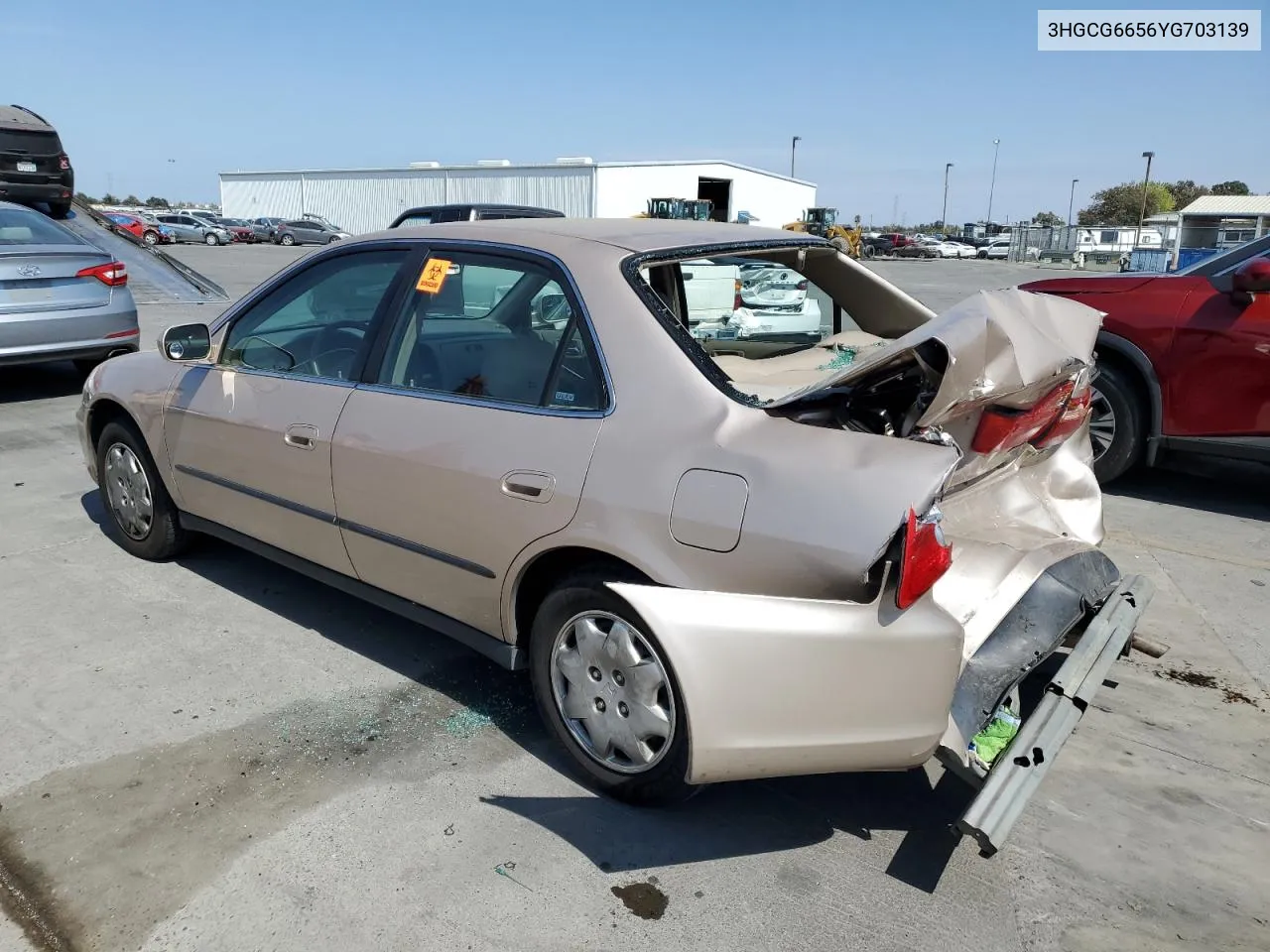 2000 Honda Accord Lx VIN: 3HGCG6656YG703139 Lot: 71786324