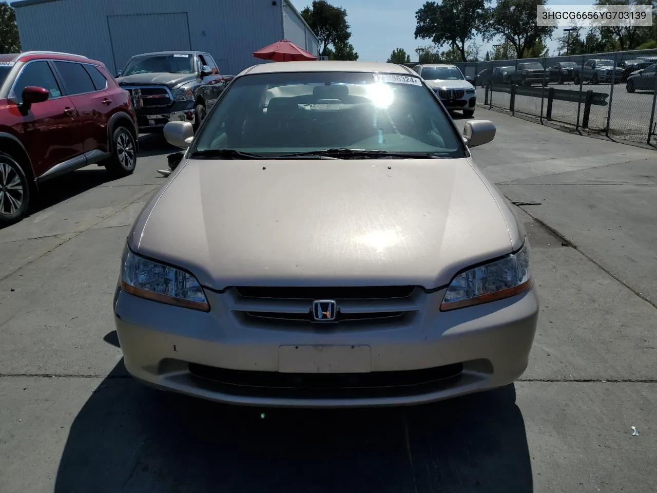 2000 Honda Accord Lx VIN: 3HGCG6656YG703139 Lot: 71786324