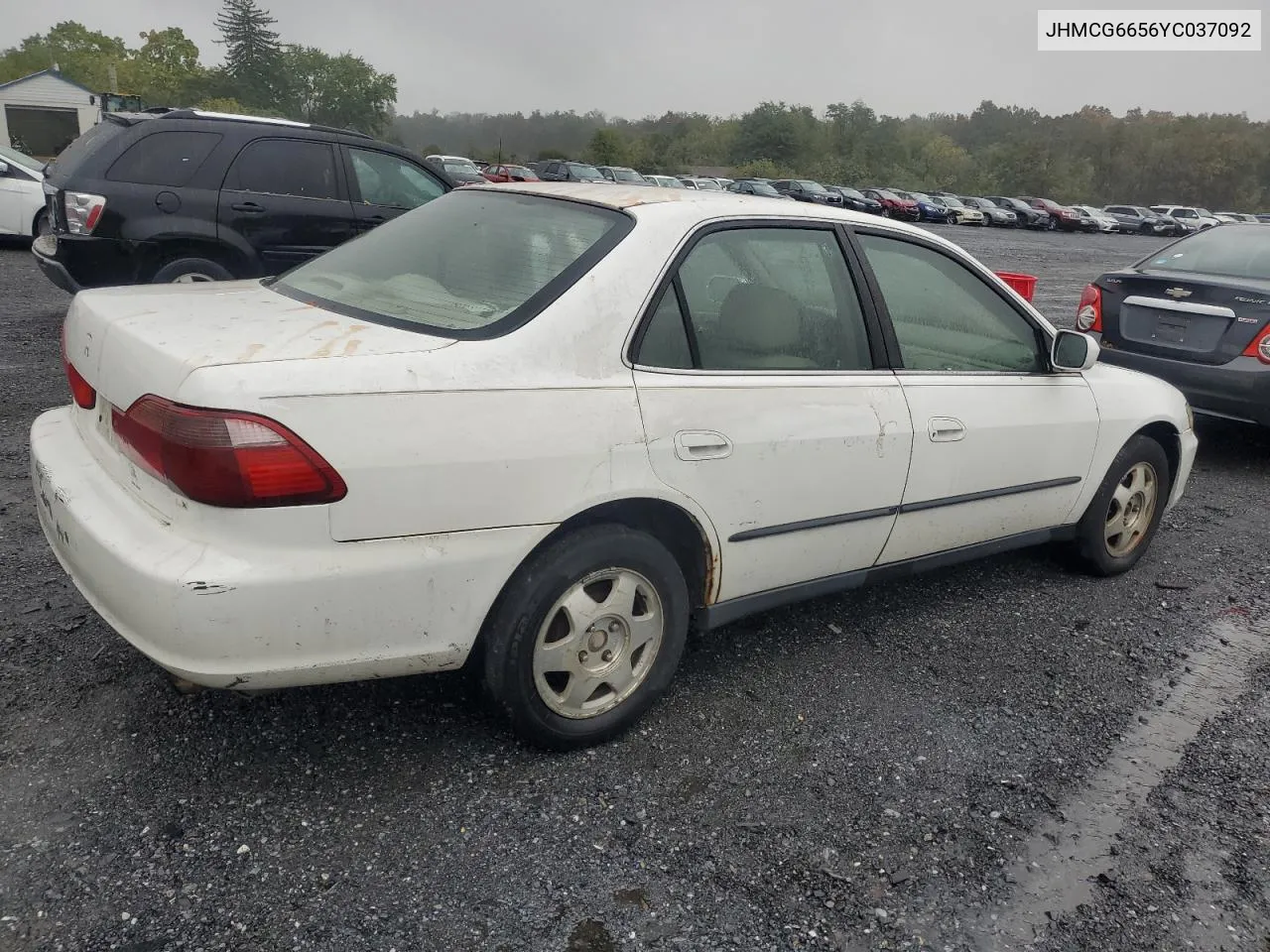 2000 Honda Accord Lx VIN: JHMCG6656YC037092 Lot: 72783784