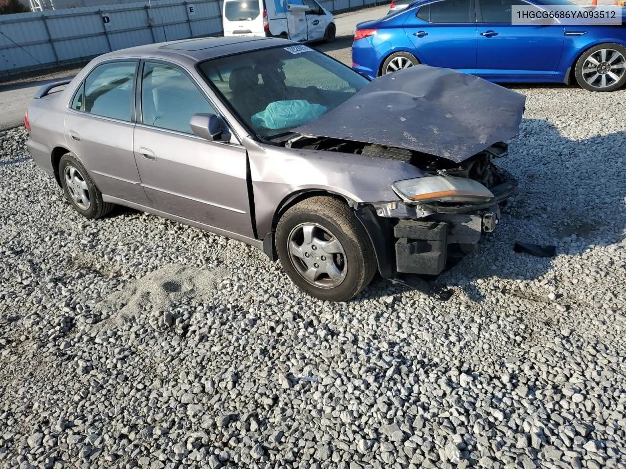 1HGCG6686YA093512 2000 Honda Accord Ex