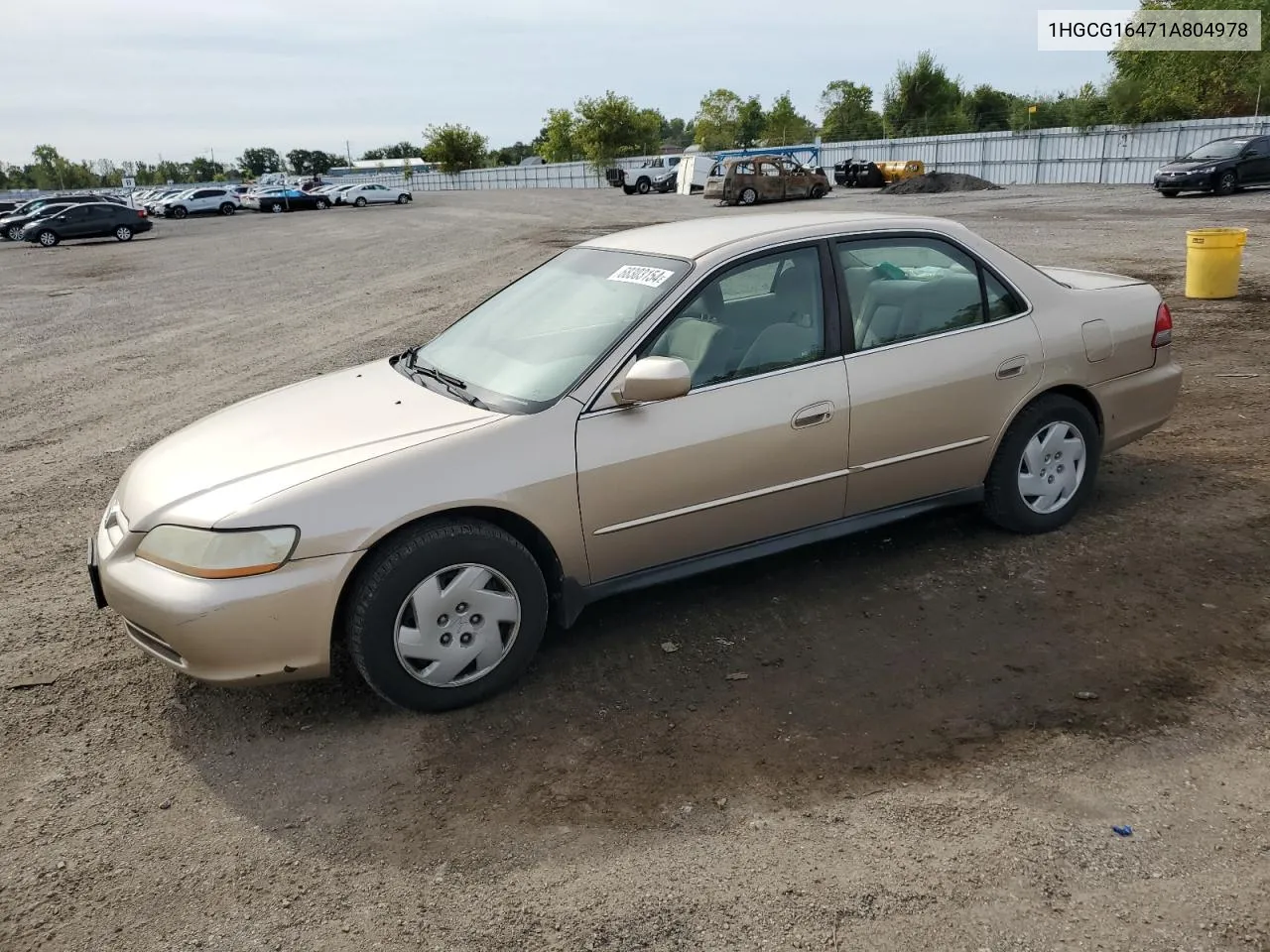 2001 Honda Accord Lx VIN: 1HGCG16471A804978 Lot: 68303154