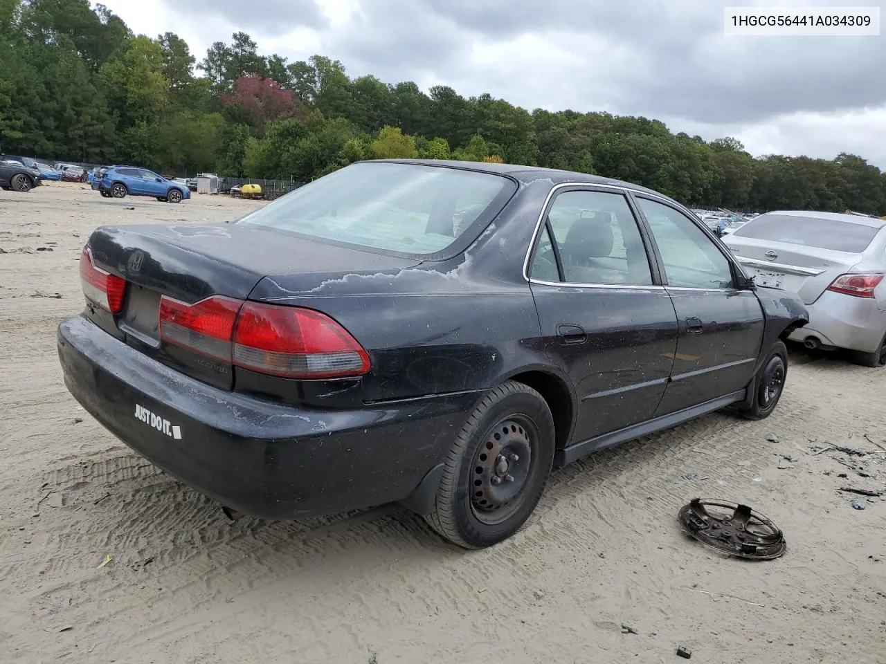 2001 Honda Accord Lx VIN: 1HGCG56441A034309 Lot: 71159364