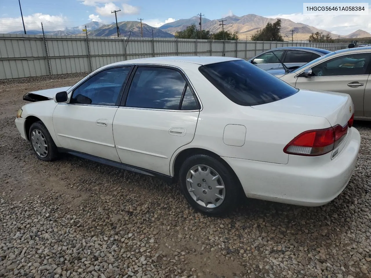 2001 Honda Accord Lx VIN: 1HGCG56461A058384 Lot: 72015444