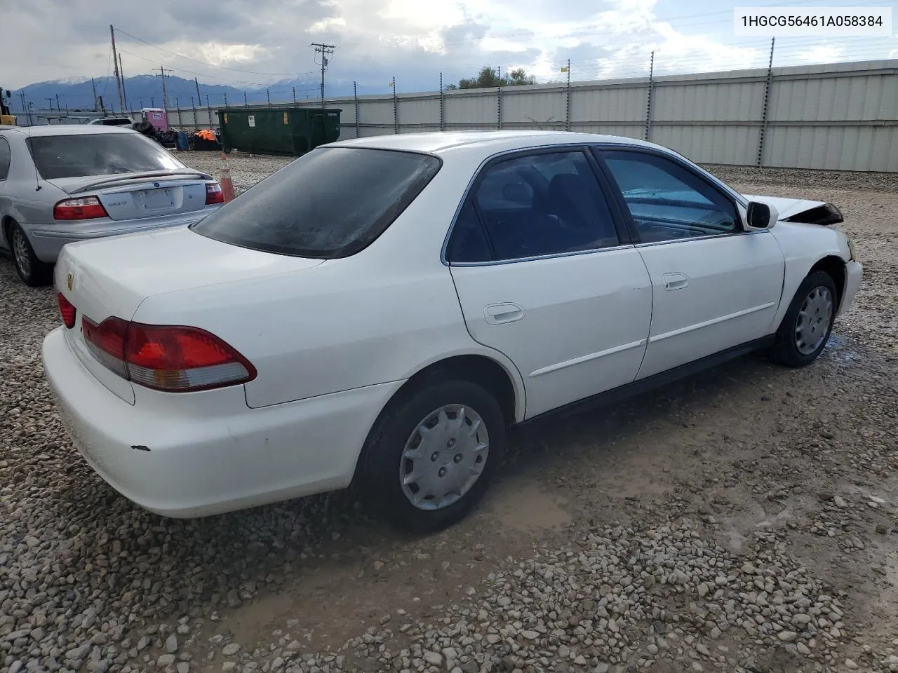 2001 Honda Accord Lx VIN: 1HGCG56461A058384 Lot: 72015444